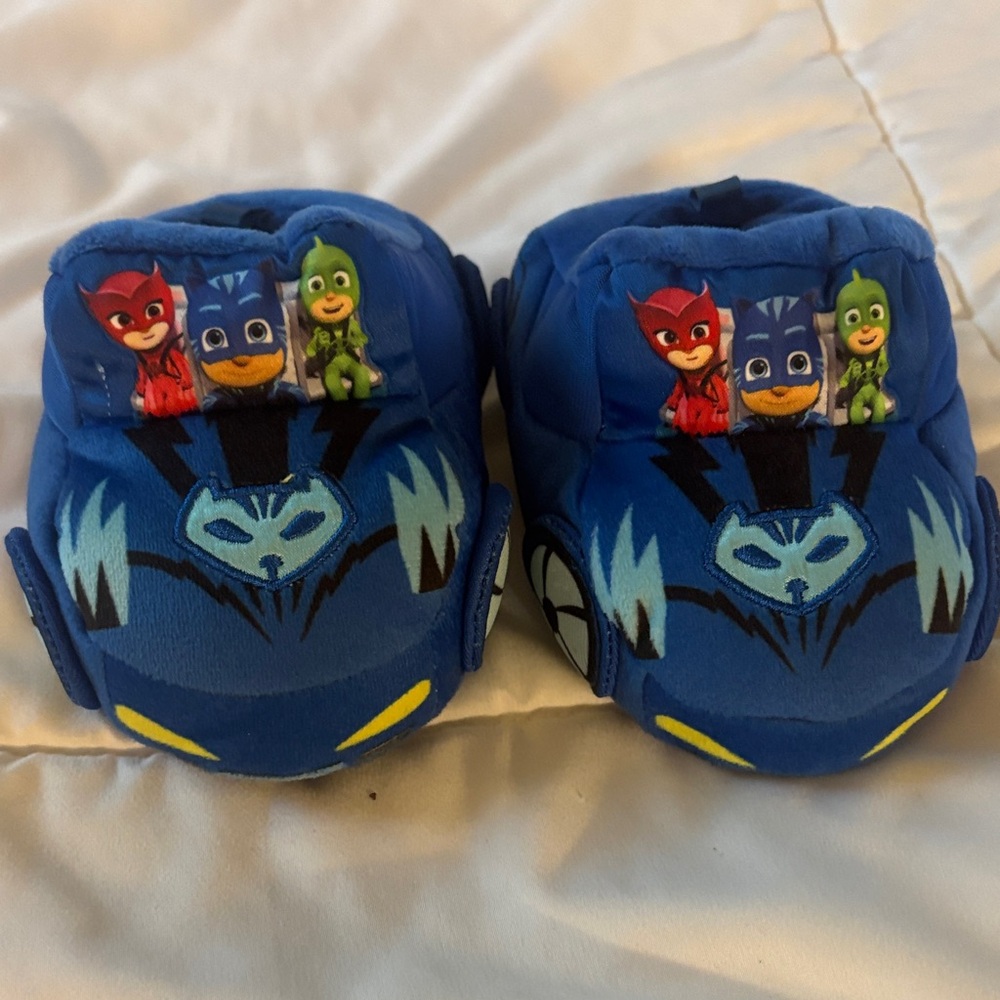 Blue PJ Masks Baby Slippers